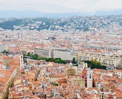 Vue aérienne de Nice