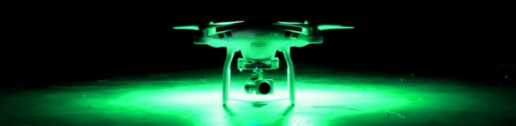 Signalement lumineux drone nuit 